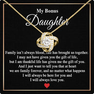 Bonus Daughter Necklace: A Symbol of Everlasting Love and Belonging