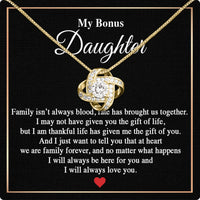 Thumbnail for Bonus Daughter Necklace: A Symbol of Everlasting Love and Belonging