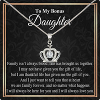 Thumbnail for Bonus Daughter Necklace: A Symbol of Everlasting Love and Belonging