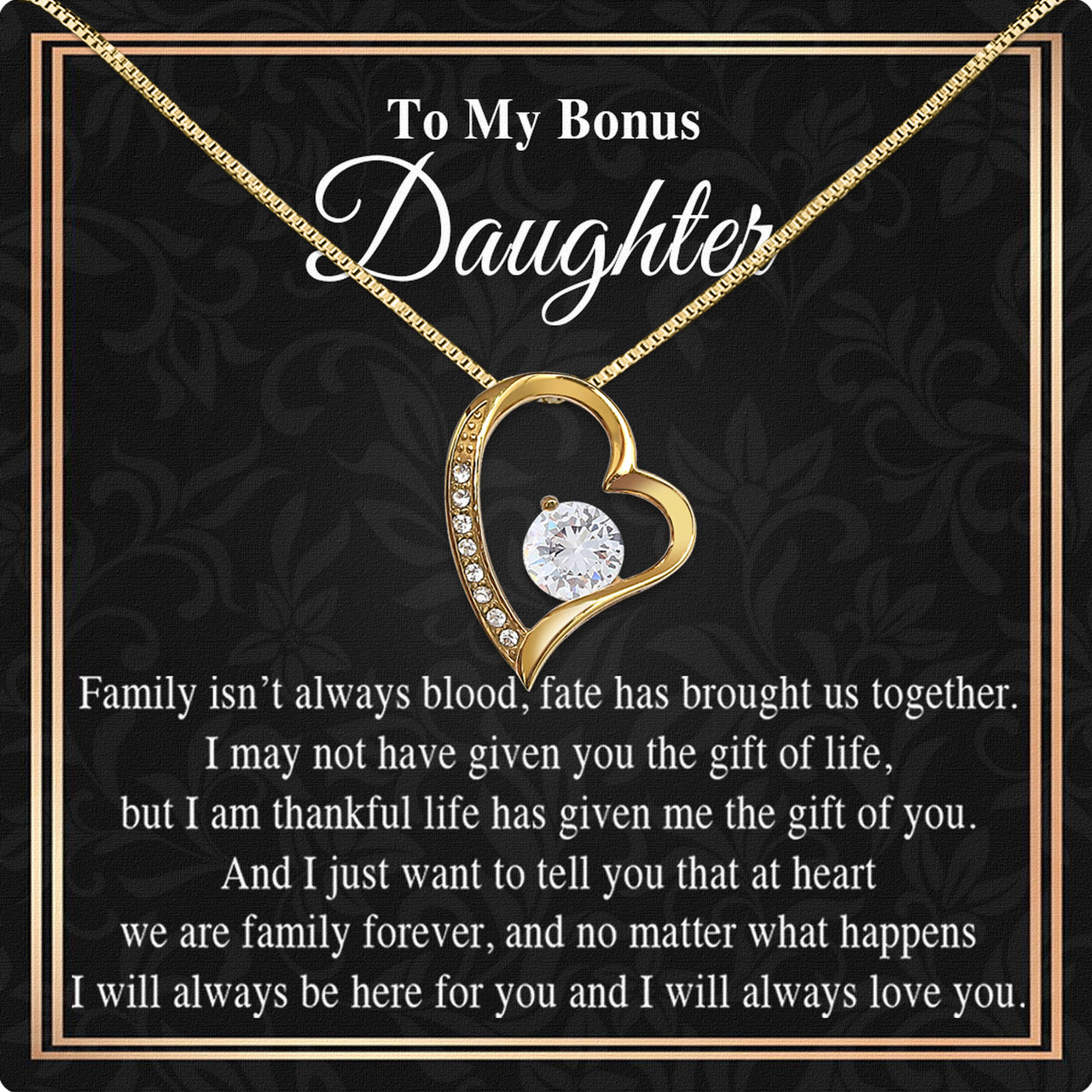 Bonus Daughter Necklace: A Symbol of Everlasting Love and Belonging