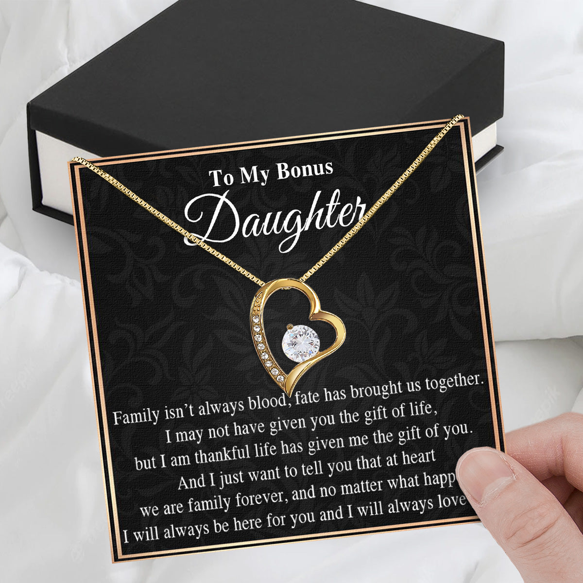 Bonus Daughter Necklace: A Symbol of Everlasting Love and Belonging