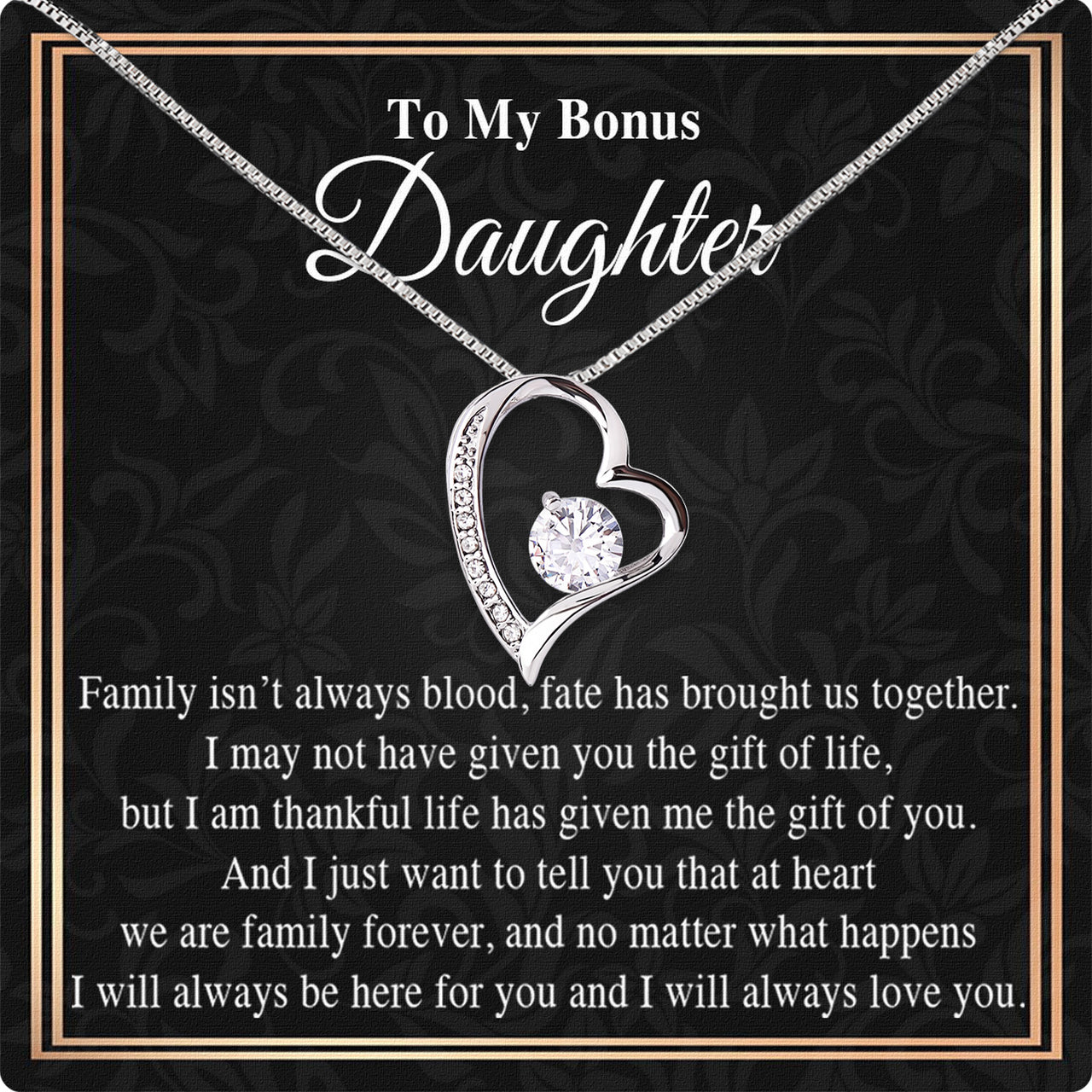 Bonus Daughter Necklace: A Symbol of Everlasting Love and Belonging