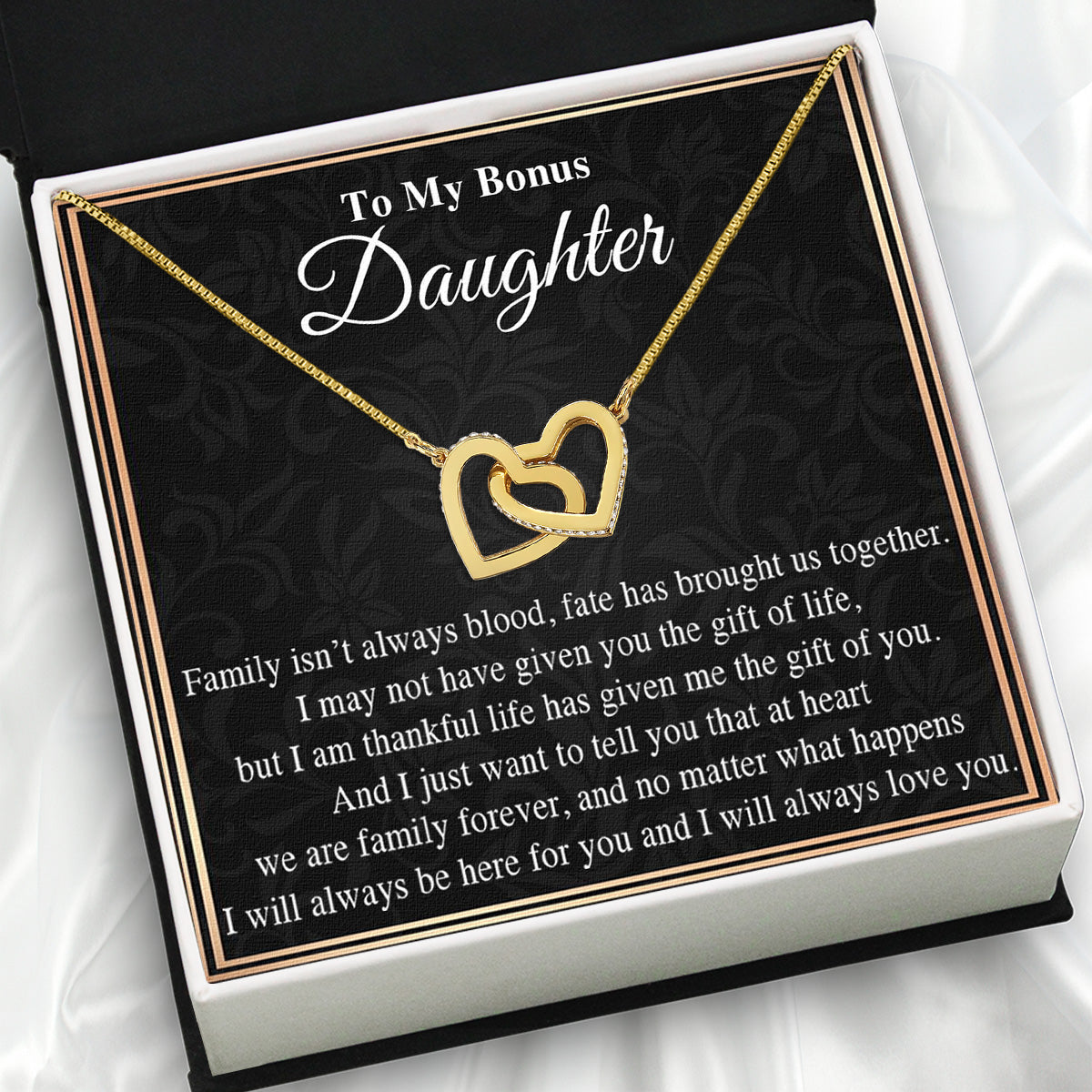 Necklace for Your Bonus Daughter: A Gift to Treasure Forever - Larvincy Luxe