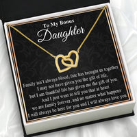 Thumbnail for Necklace for Your Bonus Daughter: A Gift to Treasure Forever - Larvincy Luxe