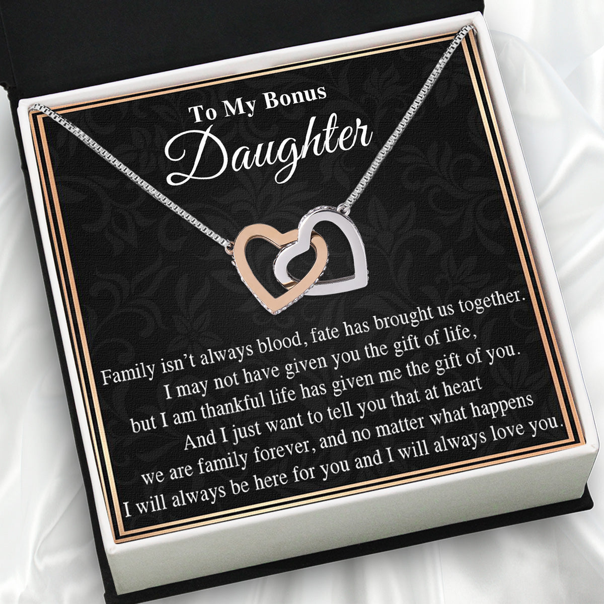 Necklace for Your Bonus Daughter: A Gift to Treasure Forever - Larvincy Luxe