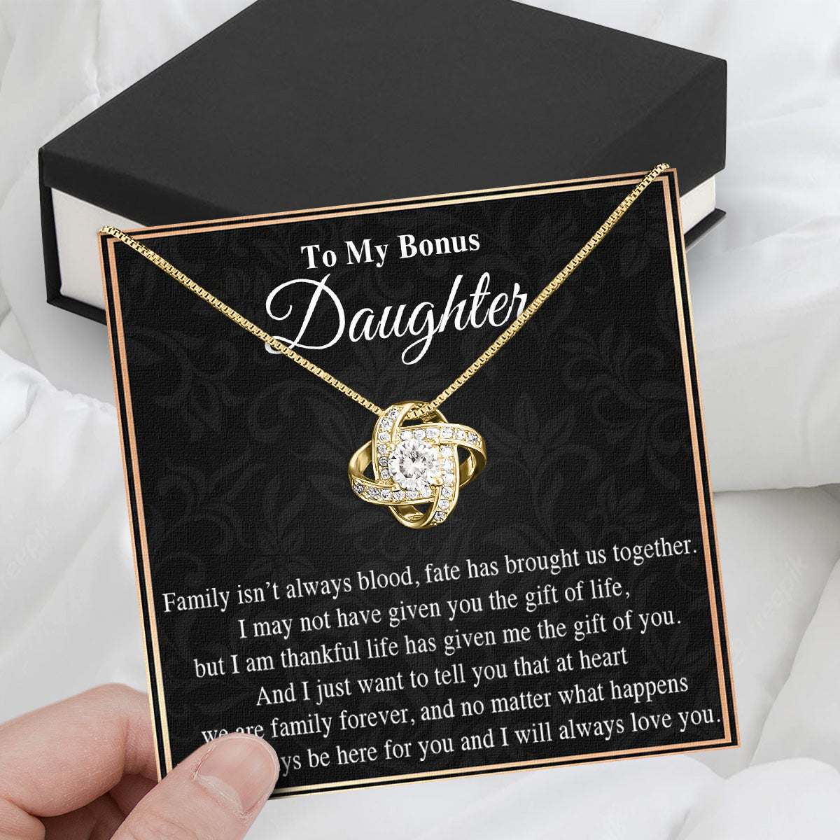 Bonus Daughter Necklace: A Symbol of Everlasting Love and Belonging