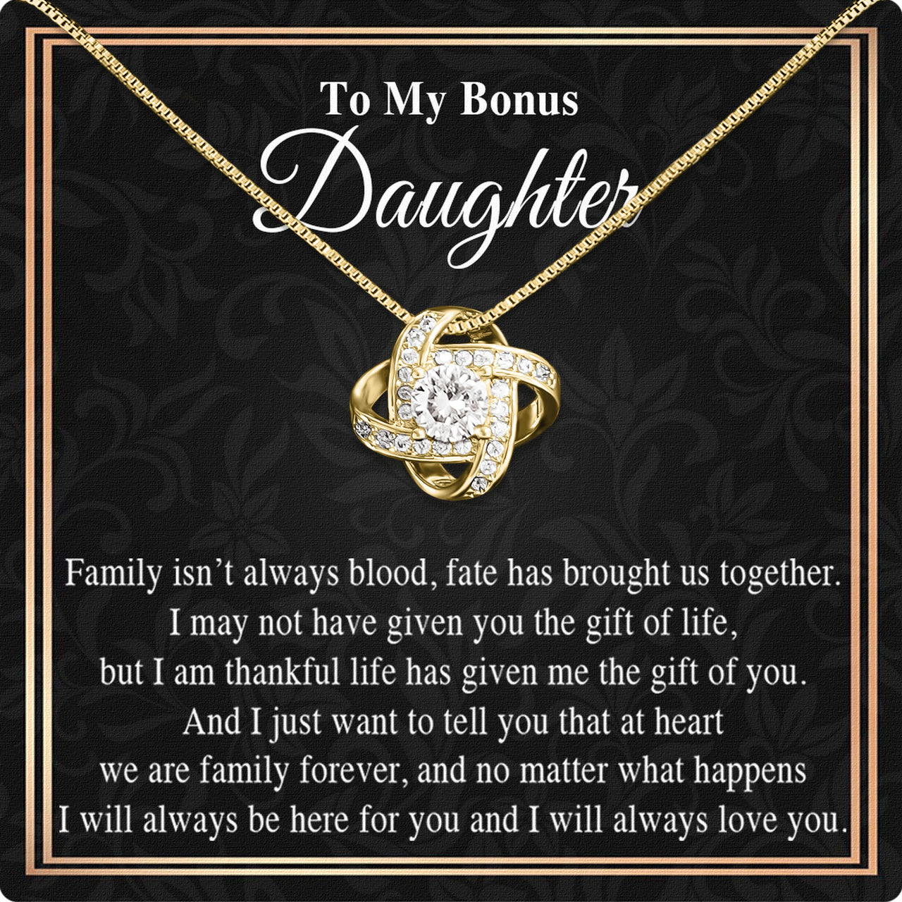 Bonus Daughter Necklace: A Symbol of Everlasting Love and Belonging