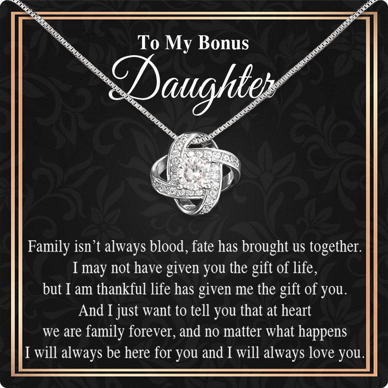 Bonus Daughter Necklace: A Symbol of Everlasting Love and Belonging