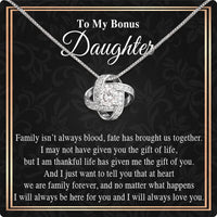 Thumbnail for Bonus Daughter Necklace: A Symbol of Everlasting Love and Belonging