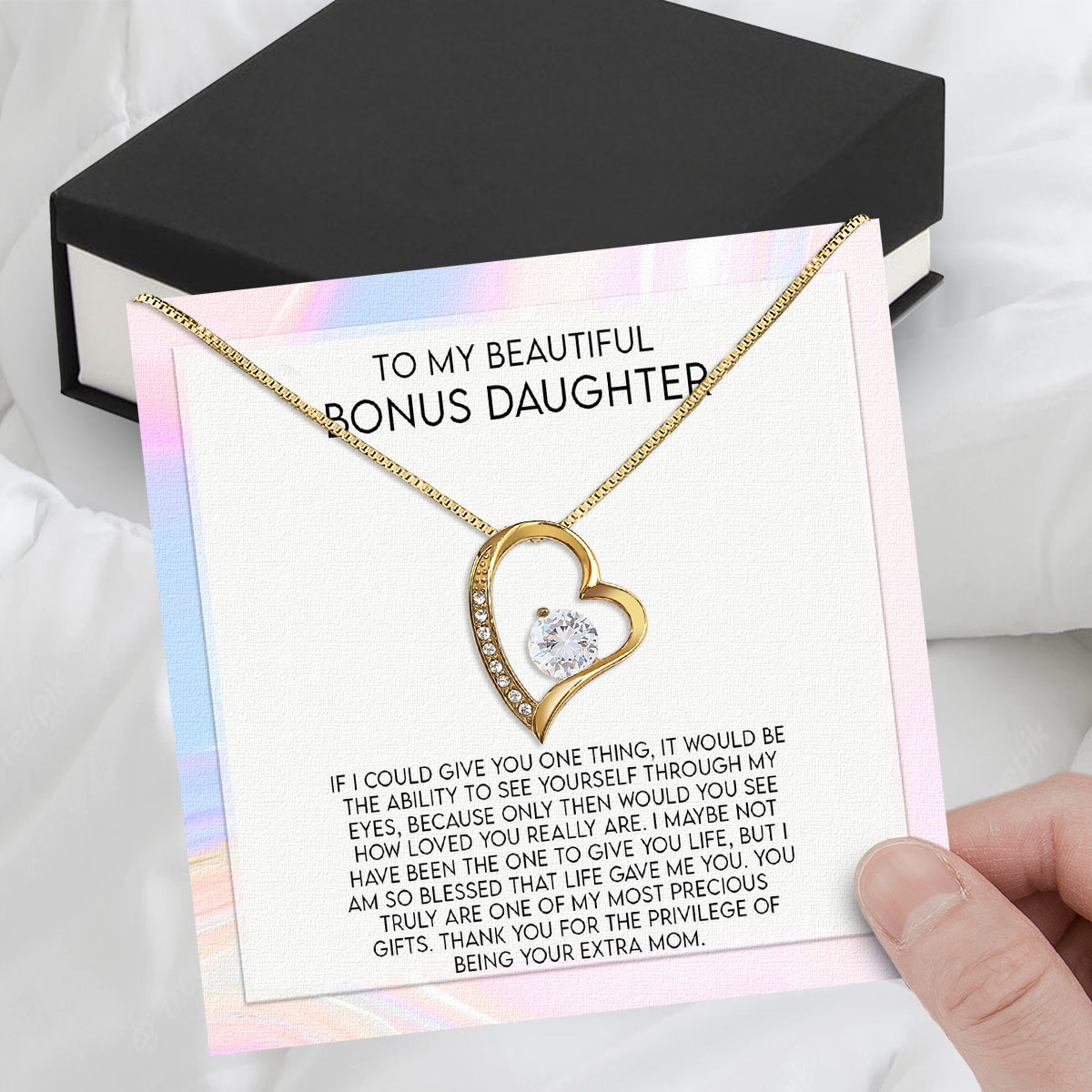 Bonus Daughter Necklace: A Symbol of Everlasting Love and Belonging