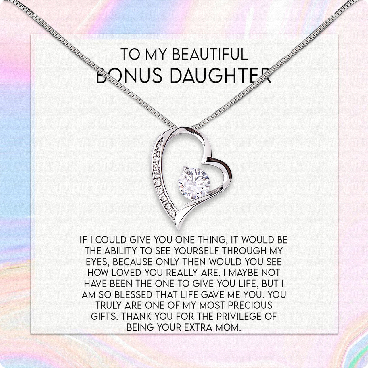 Bonus Daughter Necklace: A Symbol of Everlasting Love and Belonging