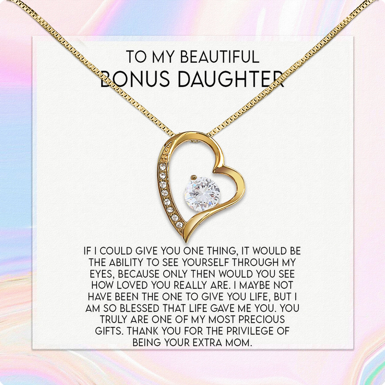 Bonus Daughter Necklace: A Symbol of Everlasting Love and Belonging