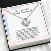 Thumbnail for Bonus Daughter Necklace: A Symbol of Everlasting Love and Belonging