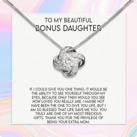 Thumbnail for Bonus Daughter Necklace: A Symbol of Everlasting Love and Belonging