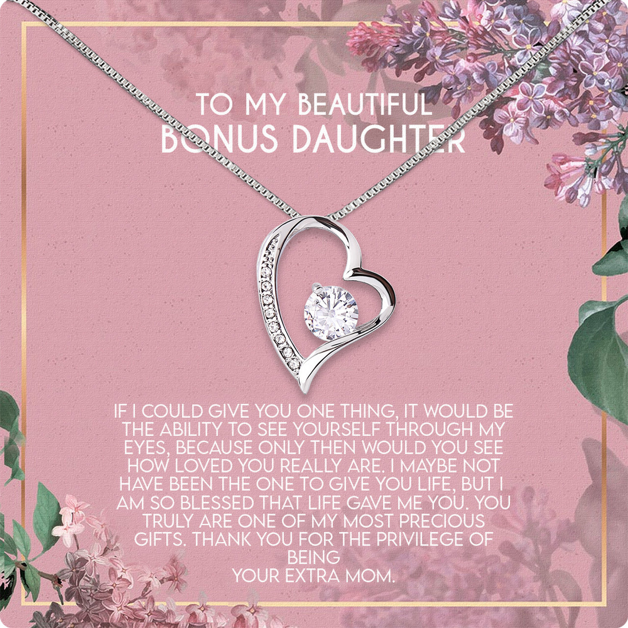 Bonus Daughter Necklace: A Symbol of Everlasting Love and Belonging