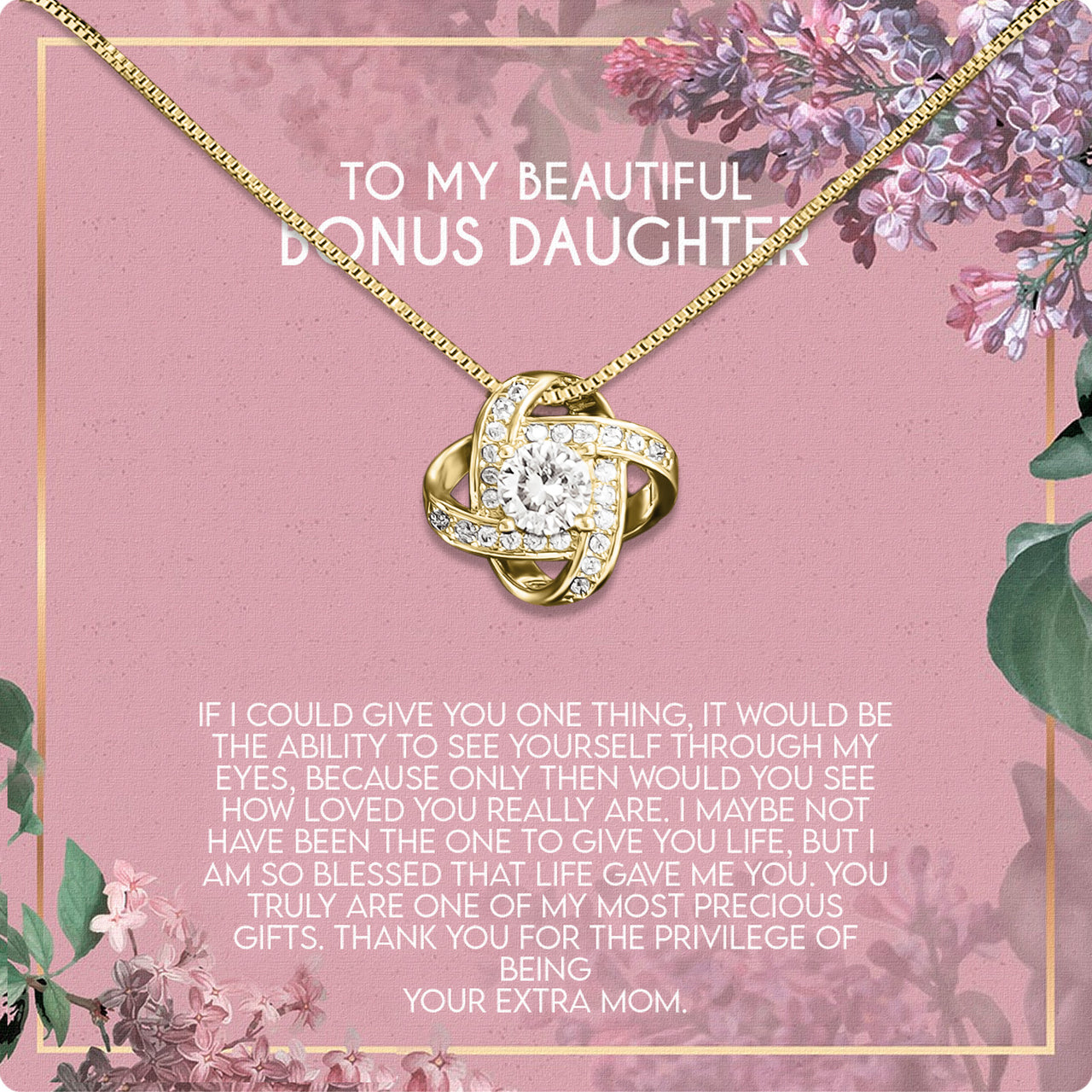 Bonus Daughter Necklace: A Symbol of Everlasting Love and Belonging