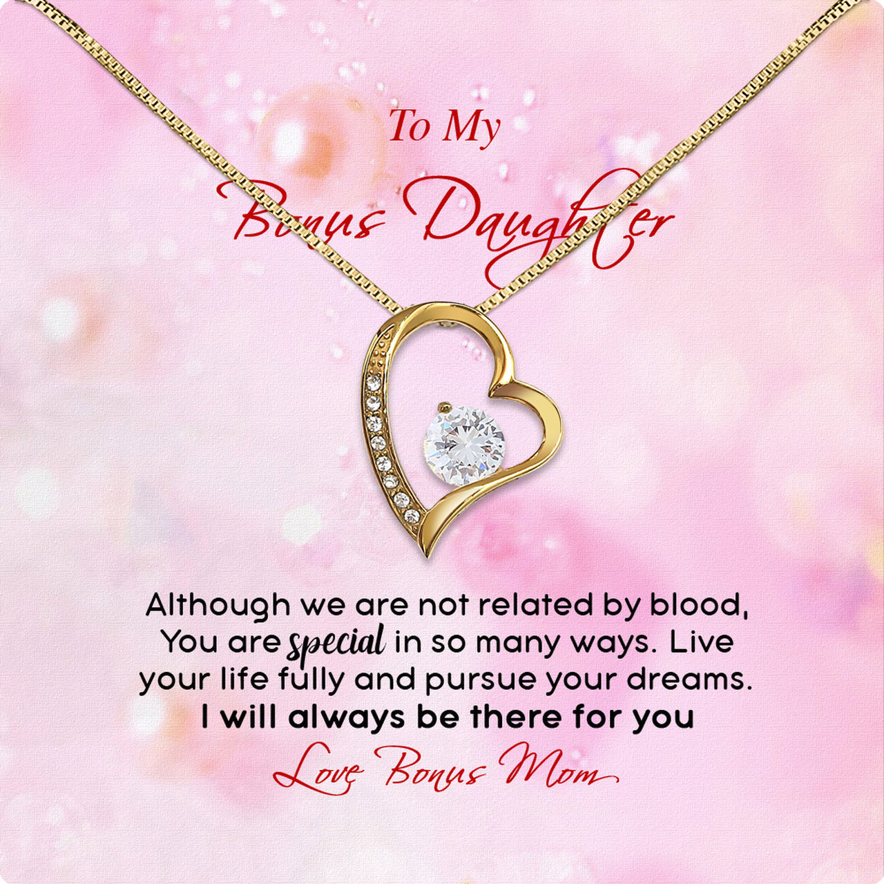 Bonus Daughter Necklace: A Symbol of Everlasting Love and Belonging