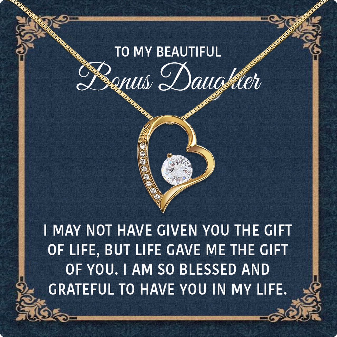 Bonus Daughter Necklace: A Symbol of Everlasting Love and Belonging