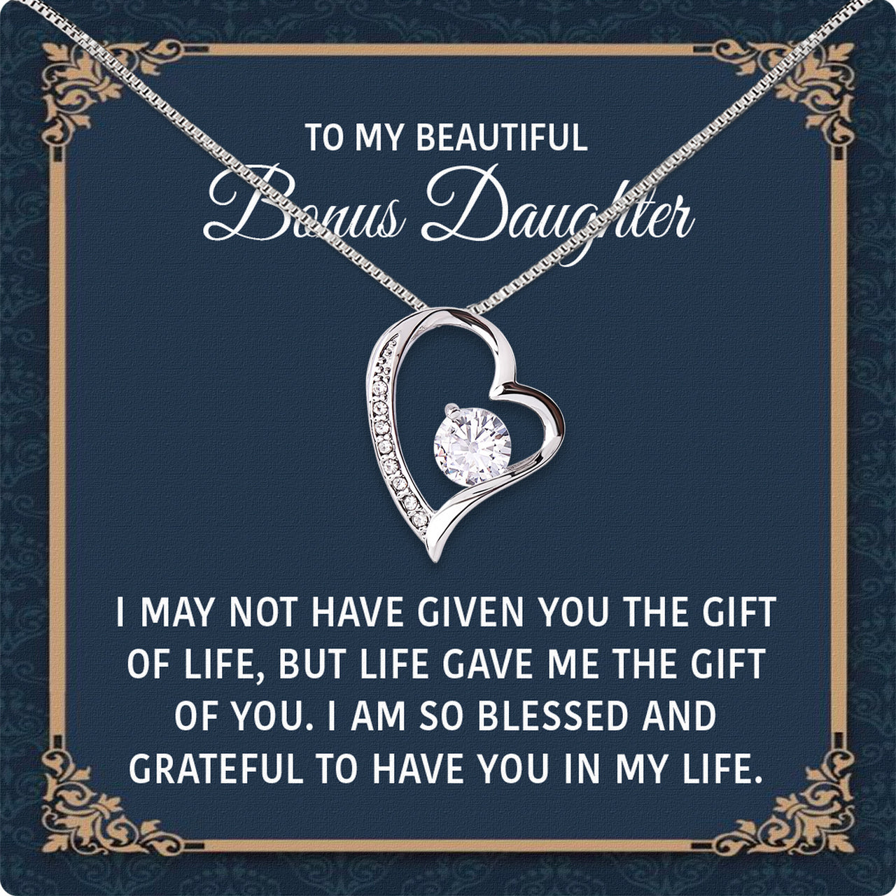 Bonus Daughter Necklace: A Symbol of Everlasting Love and Belonging