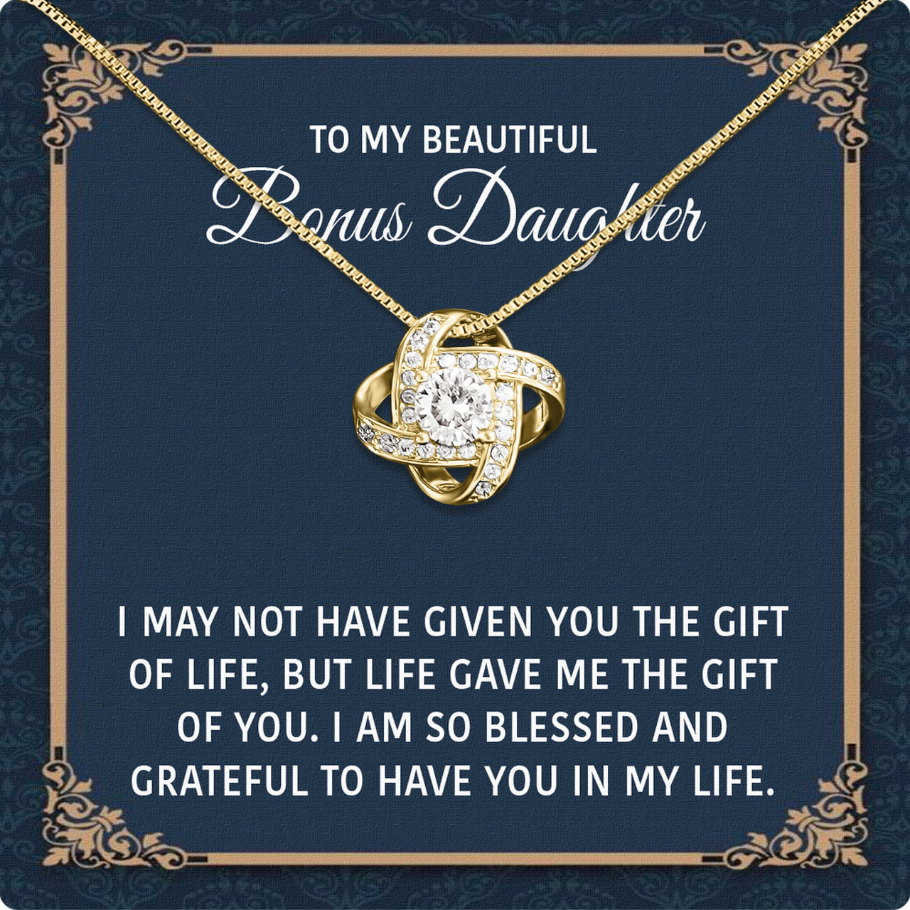 Bonus Daughter Necklace: A Symbol of Everlasting Love and Belonging