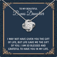 Thumbnail for Bonus Daughter Necklace: A Symbol of Everlasting Love and Belonging