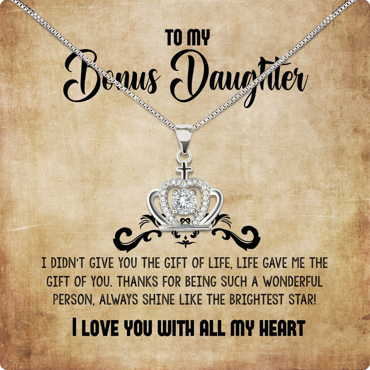 Bonus Daughter Necklace: A Symbol of Everlasting Love and Belonging