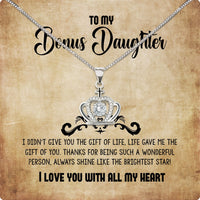 Thumbnail for Bonus Daughter Necklace: A Symbol of Everlasting Love and Belonging