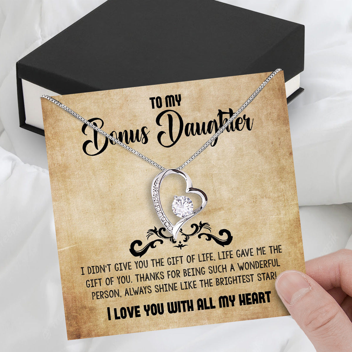 Bonus Daughter Necklace: A Symbol of Everlasting Love and Belonging