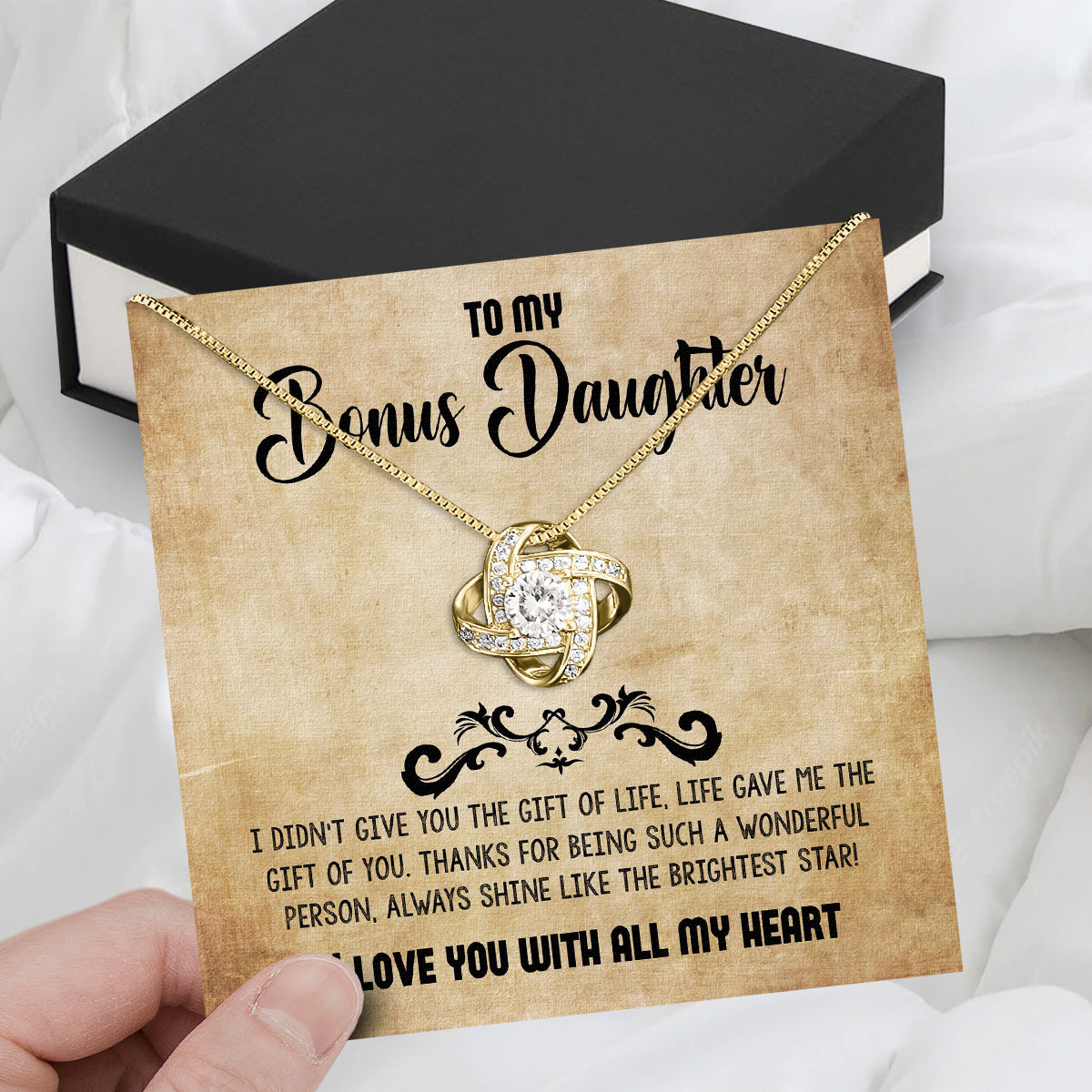 Bonus Daughter Necklace: A Symbol of Everlasting Love and Belonging