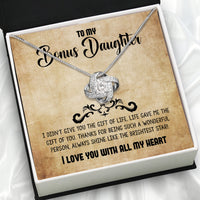 Thumbnail for Bonus Daughter Necklace: A Symbol of Everlasting Love and Belonging