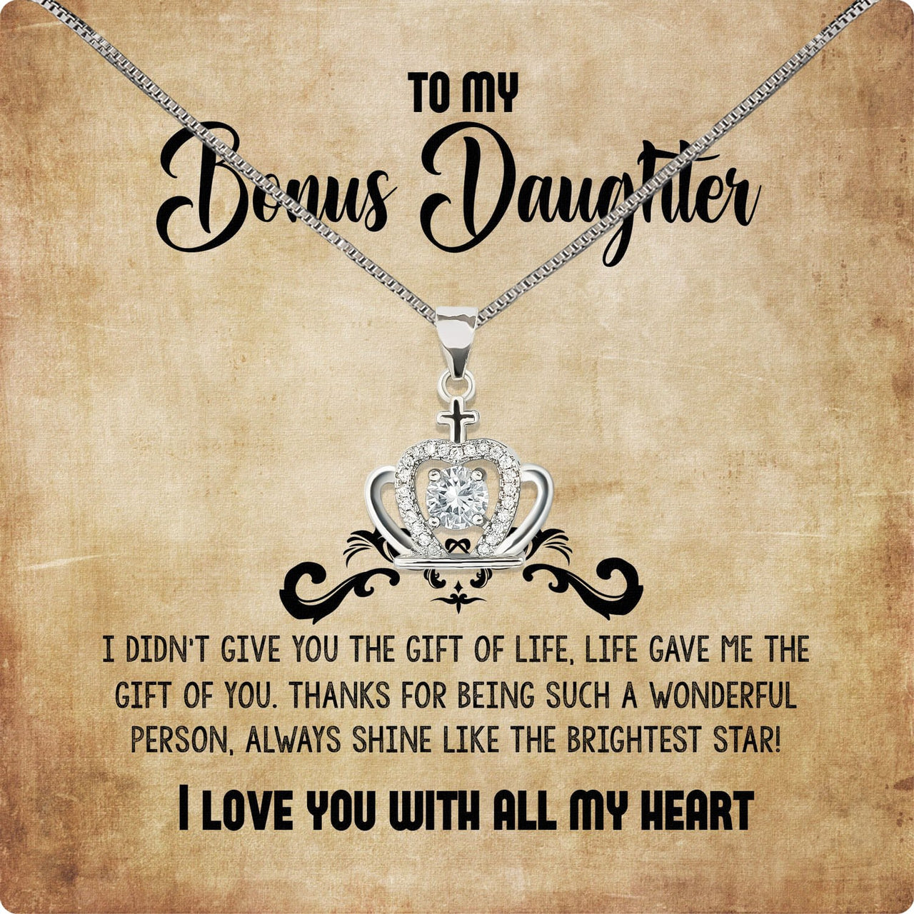 Bonus Daughter Necklace: A Symbol of Everlasting Love and Belonging