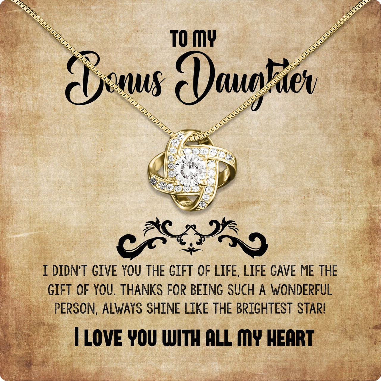 Bonus Daughter Necklace: A Symbol of Everlasting Love and Belonging