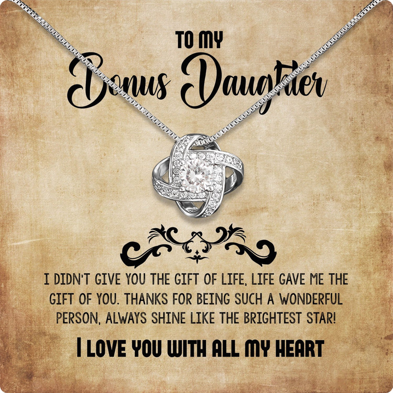 Bonus Daughter Necklace: A Symbol of Everlasting Love and Belonging