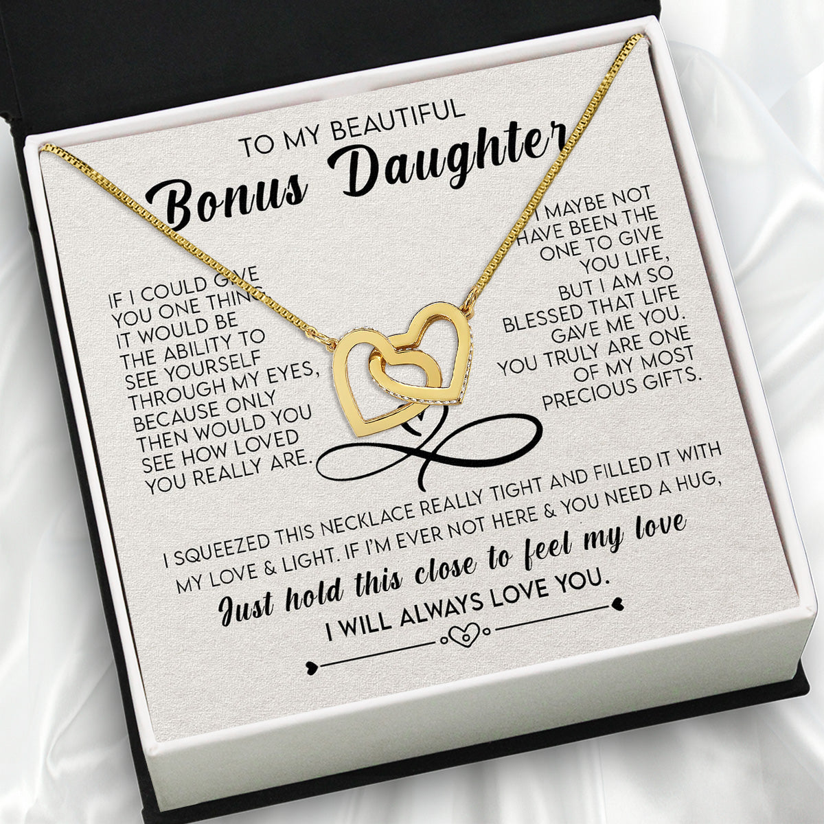 Necklace for Your Bonus Daughter: A Gift to Treasure Forever - Larvincy Luxe