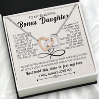 Thumbnail for Necklace for Your Bonus Daughter: A Gift to Treasure Forever - Larvincy Luxe