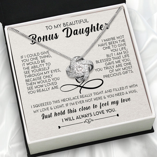Necklace for Your Bonus Daughter: A Gift to Treasure Forever - Larvincy Luxe