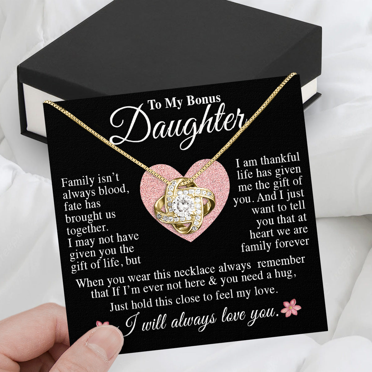 Bonus Daughter Necklace: A Symbol of Everlasting Love and Belonging