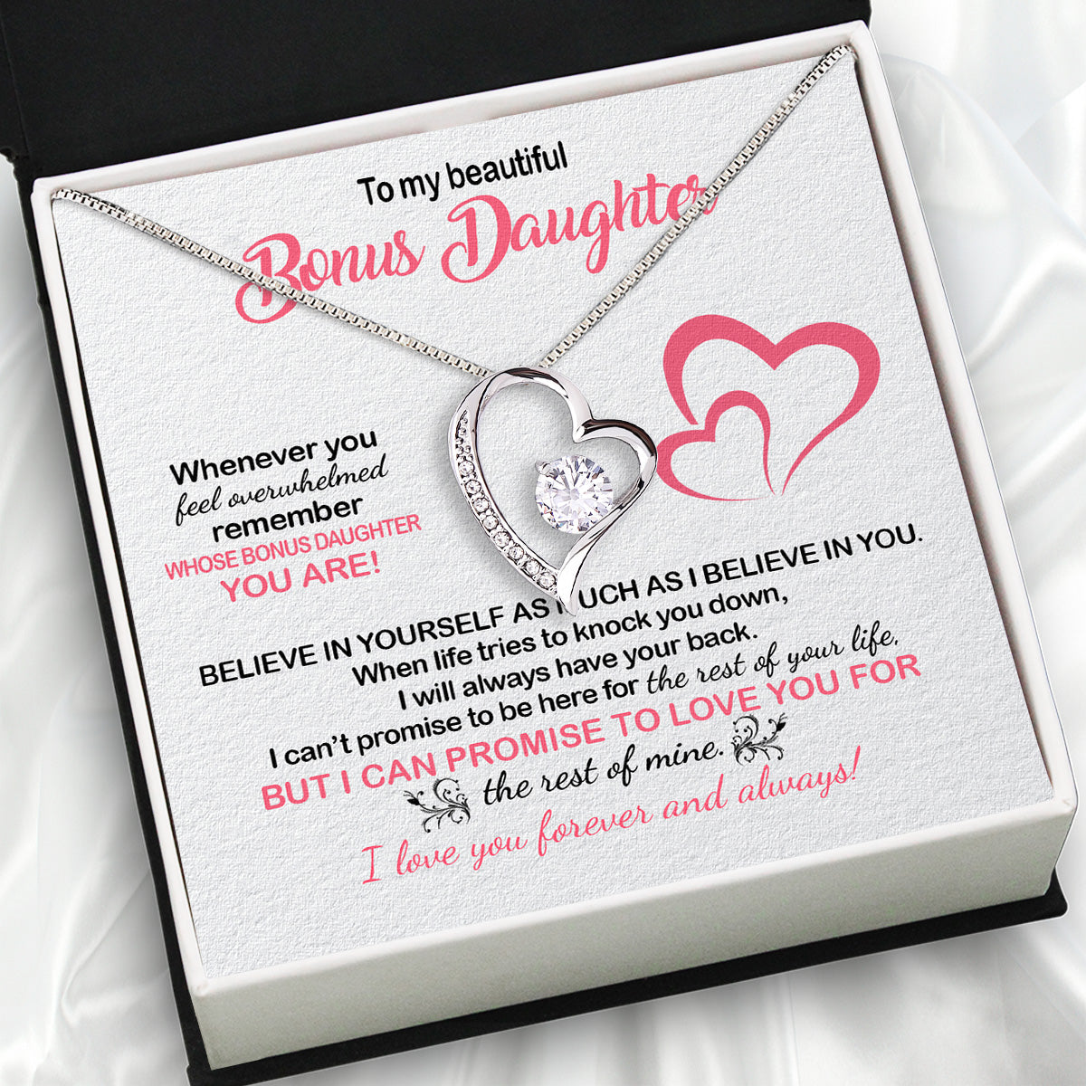 Necklace for Your Bonus Daughter: A Gift to Treasure Forever - Larvincy