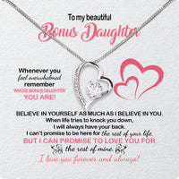 Thumbnail for Necklace for Your Bonus Daughter: A Gift to Treasure Forever - Larvincy