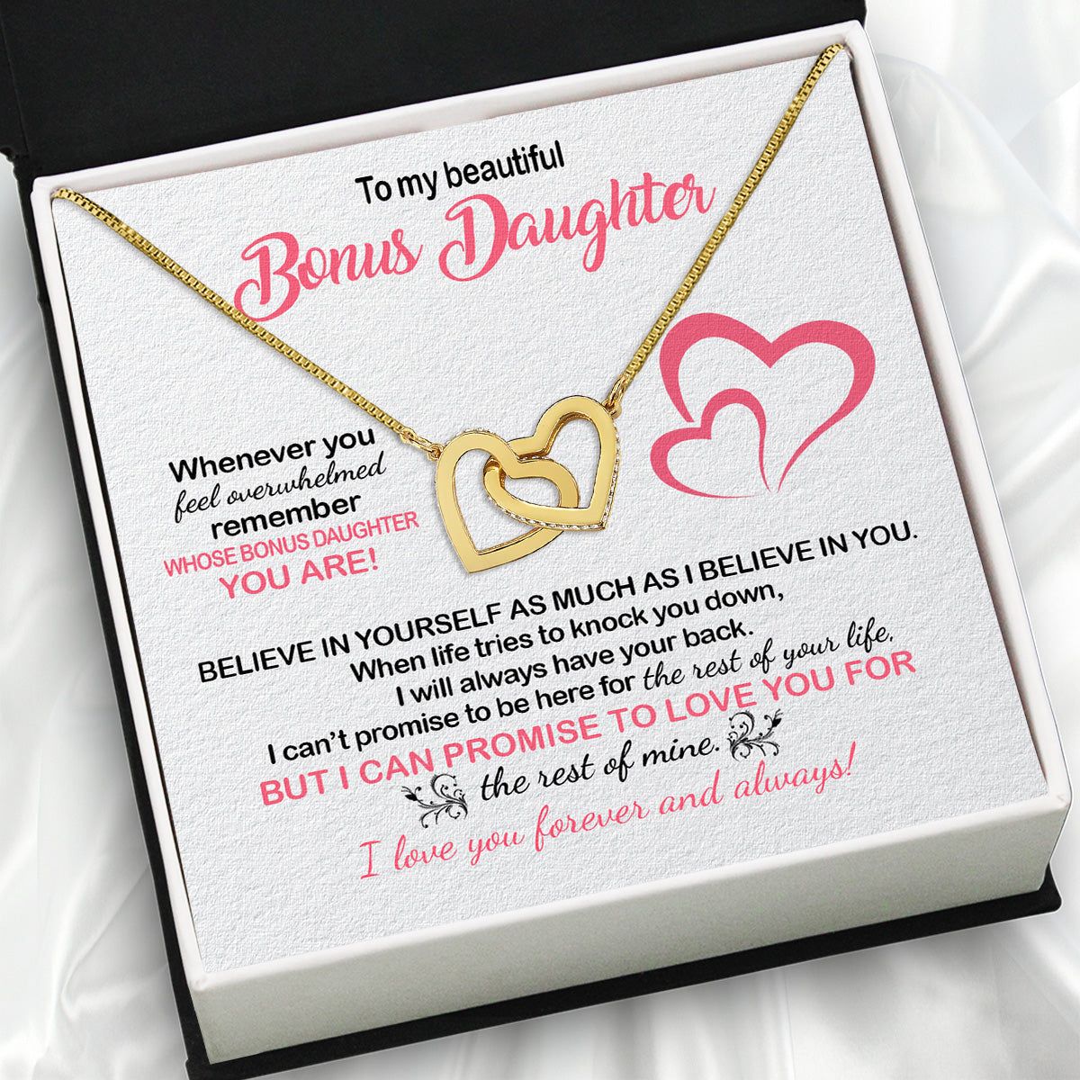 Necklace for Your Bonus Daughter: A Gift to Treasure Forever - Larvincy