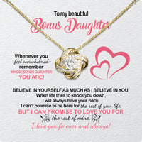 Thumbnail for Necklace for Your Bonus Daughter: A Gift to Treasure Forever - Larvincy