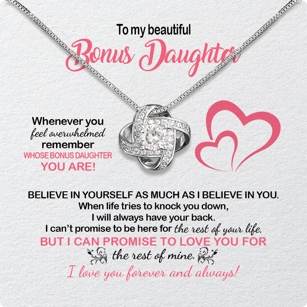 Necklace for Your Bonus Daughter: A Gift to Treasure Forever - Larvincy