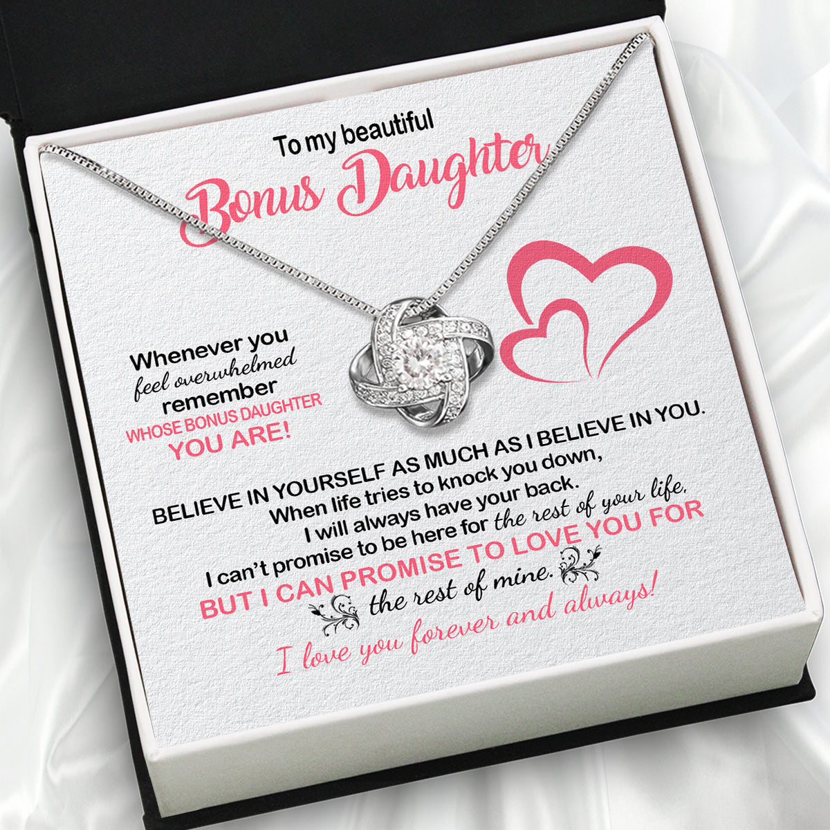 Necklace for Your Bonus Daughter: A Gift to Treasure Forever - Larvincy