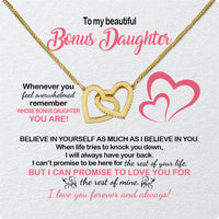 Thumbnail for Necklace for Your Bonus Daughter: A Gift to Treasure Forever - Larvincy