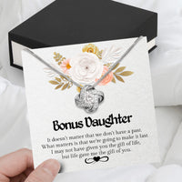 Thumbnail for Bonus Daughter Necklace: A Symbol of Everlasting Love and Belonging