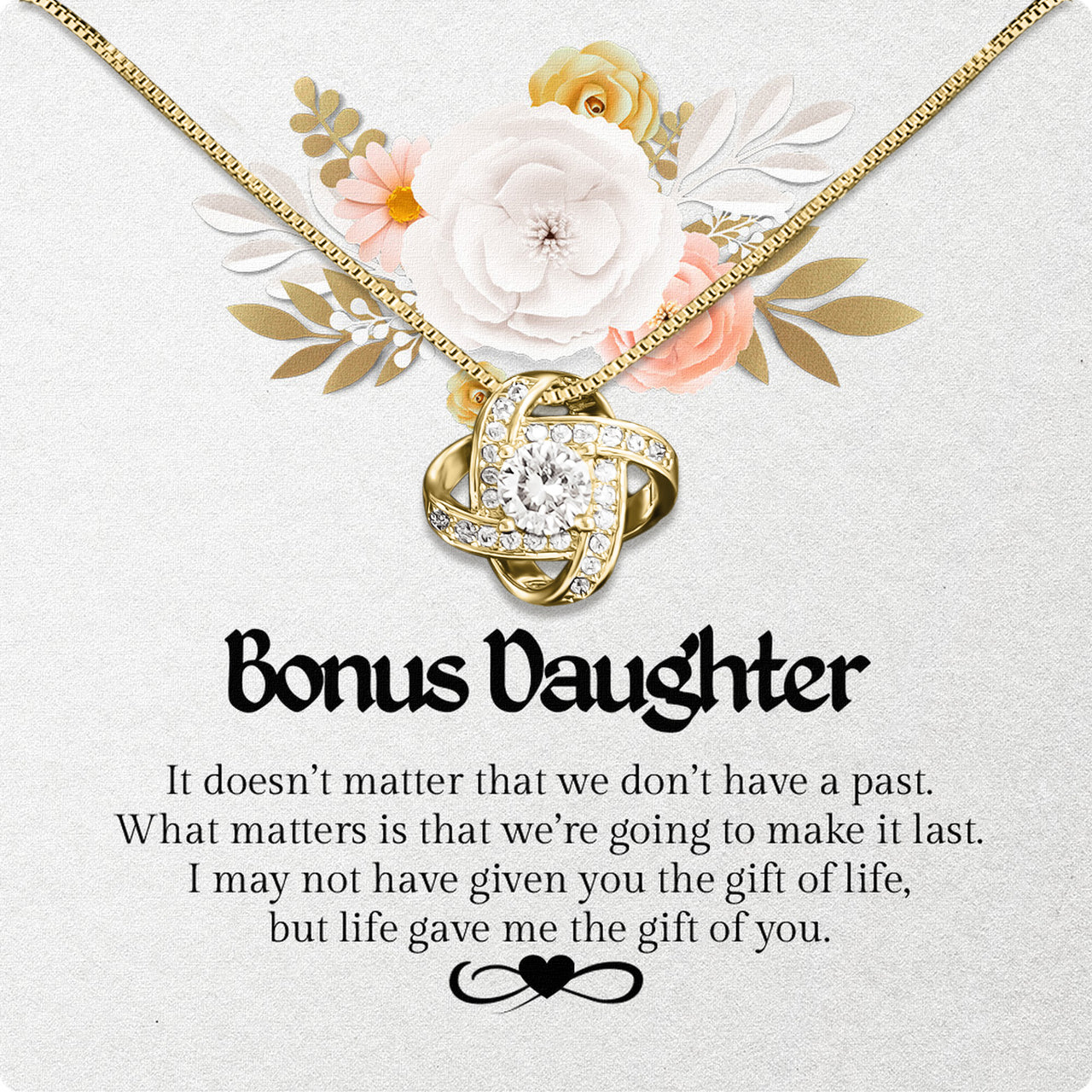 Bonus Daughter Necklace: A Symbol of Everlasting Love and Belonging