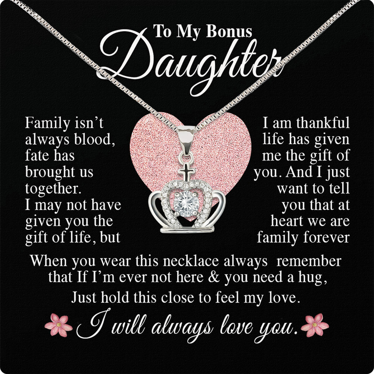 Bonus Daughter Necklace: A Symbol of Everlasting Love and Belonging