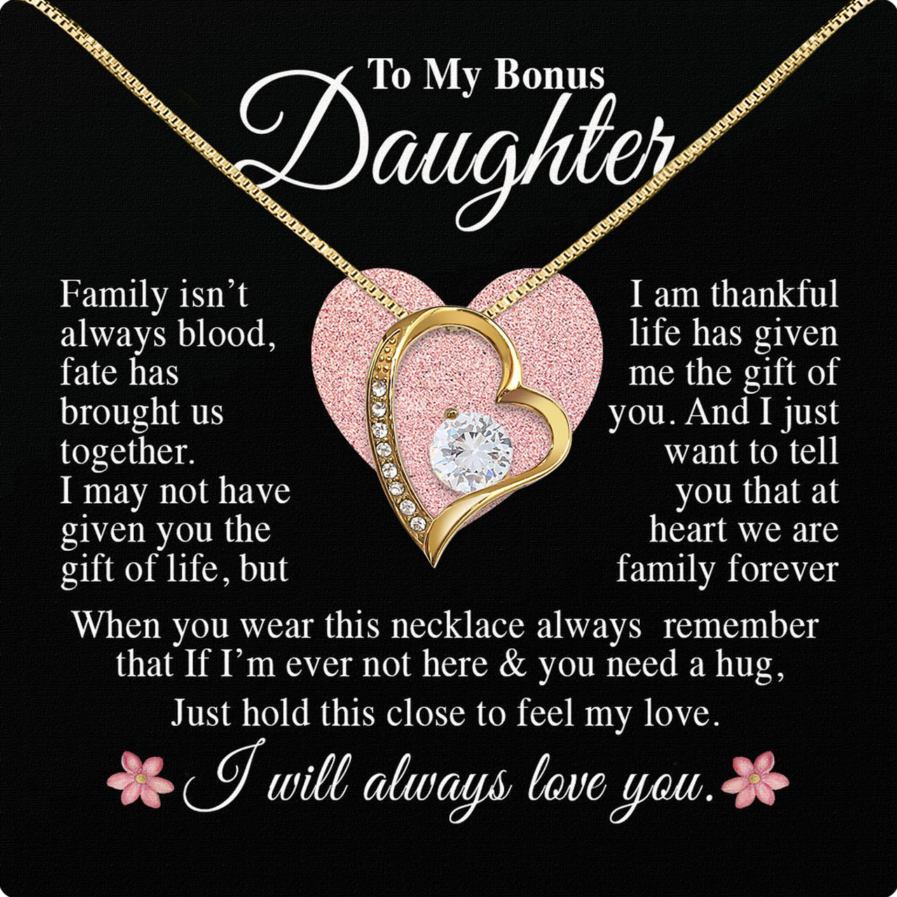 Bonus Daughter Necklace: A Symbol of Everlasting Love and Belonging