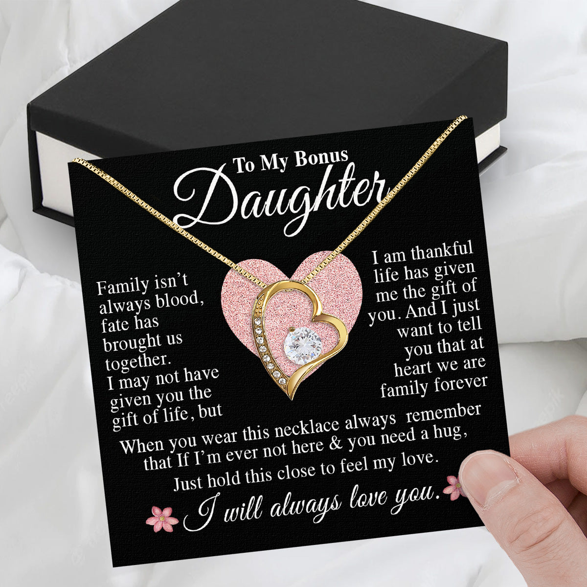 Bonus Daughter Necklace: A Symbol of Everlasting Love and Belonging