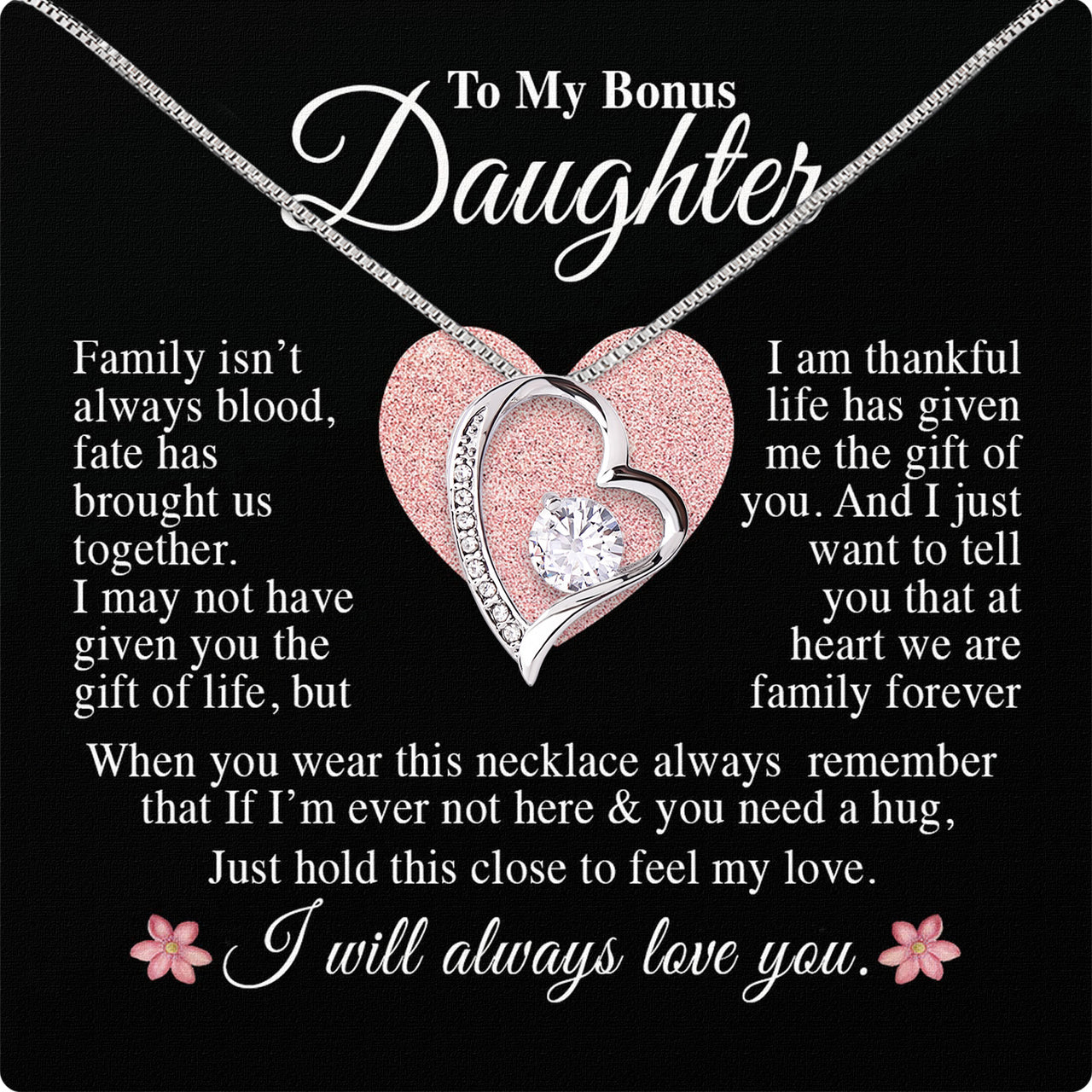 Bonus Daughter Necklace: A Symbol of Everlasting Love and Belonging